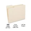 Quill Brand® Left Position File Folders, 1/3-Cut, Letter Size, Manila, 100/Box (730040) -Esseltela Shop 02A58AAE A1E6 4BF5 B9F80E01AFE35AF4 s7