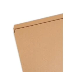 Smead File Folders, Reinforced Straight-Cut Tab, Letter Size, Kraft, 100/Box (10710)