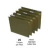 Quill Brand® Box Bottom Hanging File Folders, 3" Expansion, Letter Size, Dark Green, 25/Box (730052) -Esseltela Shop 041B73BC 3F97 4122 9E03EA5679E9683F s7