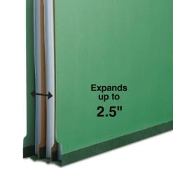Quill Brand® End-Tab Partition Folders, 2 Partitions, 6 Fasteners, Emerald Green, Legal, 15/Box (749034) -Esseltela Shop 099CEA9E 08F8 465B 96C6915E2A6F30BB s7