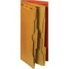 Quill Brand® 2/5-Cut Pressboard Classification Folders With Pockets, 2-Partitions, 6-Fasteners, Letter, Brown, 15/Box (736036) -Esseltela Shop 133948 s7