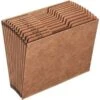 Quill Brand® Heavy-Duty Reinforced Expanding File, Monthly Index, 12 Pockets, Letter Size, Brown (723314) -Esseltela Shop 133996 s7