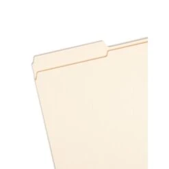 Smead Heavy Duty Reinforced File Folders, 3-Tab, 1-1/2" Expansion, Legal Size, Manila, 50/Box (15405)