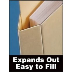 Quill Brand® File Pocket, 3/4" Expansion, Letter Size, Manila, 25/Pack (7153L25-QCC) -Esseltela Shop 134028 s7