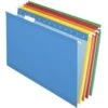 Quill Brand® Premium Reinforced 100% Recycled Hanging File Folders, 1/5-Cut , Legal Size, Assorted, 25/Box (76315AD) -Esseltela Shop 135297 s7