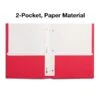 Staples 2 Pocket Pocket Folders With Fasteners, Red, 25/Box (50772/27540-CC) -Esseltela Shop 24266F4D 27C4 4D87 93179CCF1D9C01D7 s7