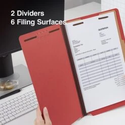 Quill Brand® End-Tab Partition Folders, 2 Partitions, 6 Fasteners, Chestnut Brown, Legal, 15/Box (749036) -Esseltela Shop 2736D28C 2868 4BAA 8864EF28C63A8193 s7