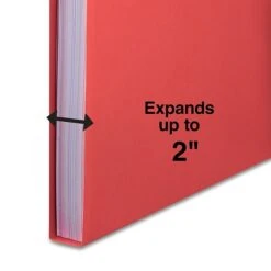 Staples Reinforced Classification Folder, 2" Expansion, Letter Size, Red, 50/Box (TR18345) -Esseltela Shop 2BC35756 B6A0 40A3 AB66733925C16FF0 s7
