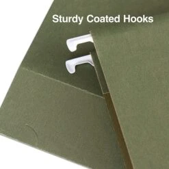 Quill Brand® Premium Reinforced 100% Recycled Hanging File Folders, 1/3-Cut, Legal Size, Green, 25/Box (76313P) -Esseltela Shop 333455F1 F7B3 44AB A40C68F113804161 s7