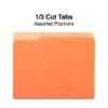 Quill Brand® File Folders, Assorted Tabs, 1/3-Cut, Letter Size, Orange, 100/Box (740913OE) -Esseltela Shop 344E06CF A0A8 4797 BE19F169C0183B1C s7
