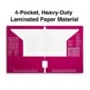 4-Pocket 3-Hole Punched Presentation Folder, Pink (56214-CC) -Esseltela Shop 36B25152 C332 4F9C 8E7C4FED780AB9FE s7