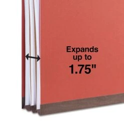 Quill Brand® 2/5-Cut Tab Pressboard Classification File Folders, 1-Partition, 4-Fasteners, Legal, Brown, 15/Box (747036) -Esseltela Shop 391D5FD0 5CD7 4311 A2089F82479272F6 s7