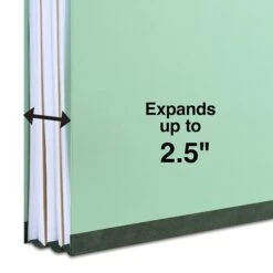Staples Pressboard Classification Folder, 2-Dividers, 2.5" Expansion, Letter Size, Light Green, 20/Box (TR614454/614454) -Esseltela Shop 3E75E264 B7A2 4C41 936F17F5077271ED s7