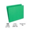 Staples File Folder, Straight Cut, Letter Size, Green, 100/Box (TR509653) -Esseltela Shop 40FC4FAA 3FDB 49C9 BD4299A45D058514 s7