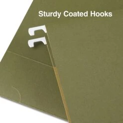 Quill Brand® Reinforced 5-Tab Box Bottom Hanging File Folders, 3" Expansion, Legal Size, Dark Green, 25/Box (730056) -Esseltela Shop 415C5054 22F5 4FD5 BAF2F7A70316C9D6 s7