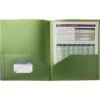 Textured Poly 2-Pocket Folder, Green -Esseltela Shop 48B14D9D ACD8 4F1F AD354167B1122A23 s7