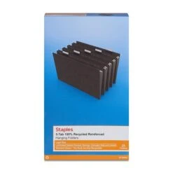 Staples Recycled Hanging File Folder, 5-Tab, Legal Size, Standard Green, 25/Box (TR16402) -Esseltela Shop 4D64CF47 38EC 4A27 A75DDF8156AFF9AC s7