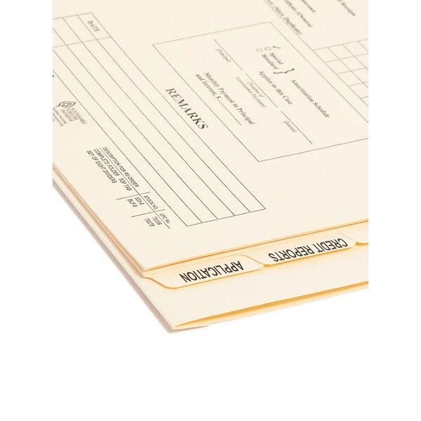 Smead Dividers For Mortgage File Folders, Manila, 8/Box (78278) 6 Smead Dividers For Mortgage File Folders, Manila, 8/Box (78278) - Image 4