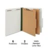 Quill Brand® Recycled Pressboard Classification Folders, 2-Partitions, 6-Fasteners, Letter, Gray, 15/Box (761902) -Esseltela Shop 516188CF B72E 48FE A9087533DBDBD204 s7