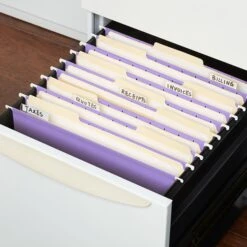Staples Hanging File Folder, 5-Tab, Letter Size, Purple, 25/Box (TR419200) -Esseltela Shop 57738629 0F06 43A7 9CC2271CD0915FF7 s7