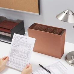 Staples® Heavy Duty Reinforced Accordion File, Monthly Index, 12-Pocket, Letter Size, Brown (595369) -Esseltela Shop 59C10F3D 427D 4D25 BBE88A662141D379 s7