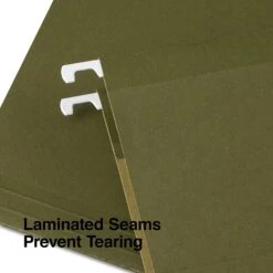 Staples Recycled Hanging File Folder, 5-Tab, Legal Size, Standard Green, 25/Box (TR16402) -Esseltela Shop 5A674675 A1CA 4B25 951EB291E71F19F2 s7