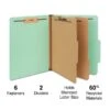 Staples Pressboard Classification Folder, 2-Dividers, 2.5" Expansion, Letter Size, Light Green, 20/Box (TR614454/614454) -Esseltela Shop 5B2FEC63 4BA4 443A 81D1C77C887A9FE7 s7
