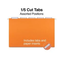 Quill Brand® Hanging File Folders, 1/5-Cut, Legal Size, Assorted, 25/Box (7389QAD) -Esseltela Shop 640B92BD F80F 47C8 848F71B209A6F111 s7