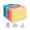 Staples File Folders, 1/3 Cut, Letter Size, Assorted Colors, 100/Box (TR508804) -Esseltela Shop 64E54E3D 2EC2 40C6 88306D77D9B49E72 s7