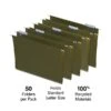 Staples Hanging File Folder, 5-Tab, Letter Size, Standard Green, 50/Box (TR266262) -Esseltela Shop 65009F69 8663 4740 A611DDAE587C9A80 s7