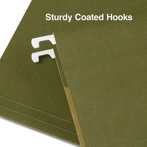 Staples Hanging File Folder, Legal Size, Standard Green, 25/Box (TR521252) 4 Staples Hanging File Folder, Legal Size, Standard Green, 25/Box (TR521252) - Image 2