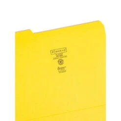 Smead File Folder, 1/3-Cut Tab, Letter Size, Yellow, 100/Box (12934) -Esseltela Shop 683632EF 9541 46DD 87C507BC3E199E44 s7