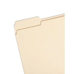 Smead 100% Recycled File Folders, 1/3-Cut Tab, Letter Size, Manila, 100/Box (10339)
