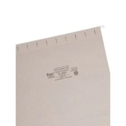 Smead Hanging File Folders, 1/5-Cut Tab, Letter Size, Gray, 25/Box (64063) -Esseltela Shop 711F1BA9 16AC 4878 8A30510E66446169 s7