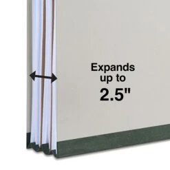 Quill Brand® Recycled Pressboard Classification Folders, 2-Partitions, 6-Fasteners, Letter, Gray, 15/Box (761902) -Esseltela Shop 712DF9F3 95D0 4F55 94C3AB83D66DA9BC s7