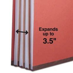Quill Brand® 2/5-Cut Tab Pressboard Classification File Folders, 3-Partitions, 8-Fasteners, Legal, Brown, 15/Box (7-45036) -Esseltela Shop 729B9590 9A2E 4649 B9C063545141599F s7