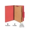 Quill Brand® 2/5-Cut Tab Pressboard Classification File Folders, 2-Partitions, 6-Fasteners, Legal, Brown, 15/Box (7-39036) -Esseltela Shop 796F6879 4177 4A98 A127C599EF4F7574 s7