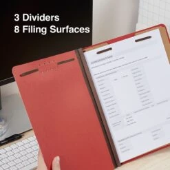 Quill Brand® 2/5-Cut Tab Pressboard Classification File Folders, 3-Partitions, 8-Fasteners, Letter, Brown, 15/Box (744036) 9 Quill Brand® 2/5-Cut Tab Pressboard Classification File Folders, 3-Partitions, 8-Fasteners, Letter, Brown, 15/Box (744036) -Esseltela Shop 7D3CC2A6 6FB9 4F9F 968348DFE86A645D s7