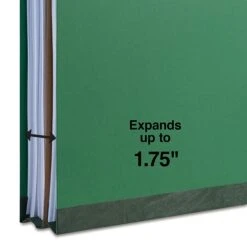 Quill Brand® 2/5-Cut Tab Pressboard Classification File Folders, 1-Partition, 4-Fasteners, Legal, Green, 15/Box (747034) -Esseltela Shop 8045F1B9 5A50 4CA6 8EB19CA6BE88343F s7
