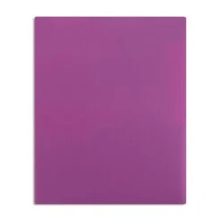 2-Pocket Portfolio With Fastener, Purple (55479)