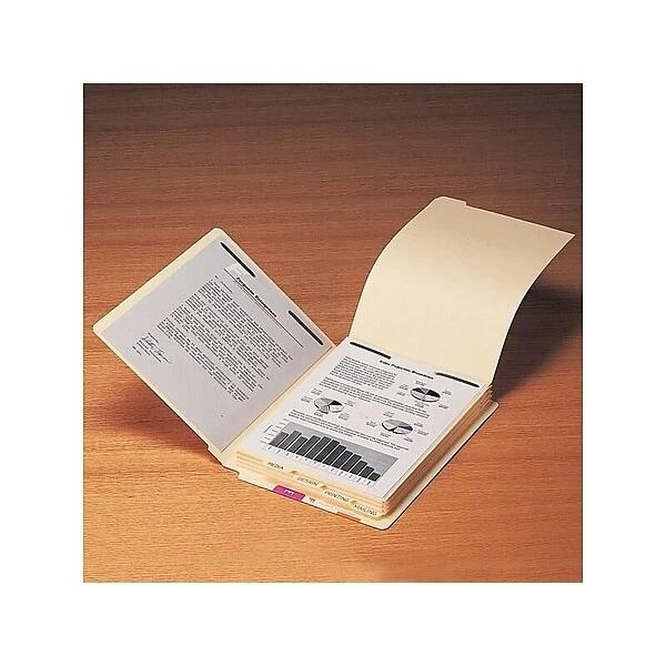 Smead Bottom Tab Filing Dividers With Fasteners, Letter Size, Manila, 50/Pack (35600) 5 Smead Bottom Tab Filing Dividers With Fasteners, Letter Size, Manila, 50/Pack (35600) - Image 3