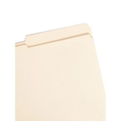 Smead File Folder, Reinforced 2/5-Cut Tab Right Position, Legal Size, Manila, 100/Box (15386)