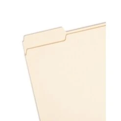 Smead File Folder, 1/3-Cut Tab, Letter Size, Manila, 100/Box (10331)
