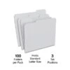Staples Reinforced File Folder, 1/3 Cut, Letter Size, Gray, 100/Box (TR508895) -Esseltela Shop 8DF6E98B 7F76 40B2 80061AC33A7D966E s7