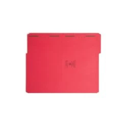 Smead Card Stock Classification Folders, Reinforced 1/3-Cut Tab, Legal Size, Red, 50/Box (17740)