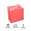 Quill Brand® File Folders, Assorted Tabs, 1/3-Cut, Letter Size, Red, 100/Box (740913RD) -Esseltela Shop 8FE8C923 6C79 49B8 B1D9E11A4BF779BB s7