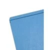 Smead File Folders, Reinforced Straight-Cut Tab, Letter Size, Blue, 100/Box (12010)