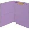 Medical Arts Press® Colored End-Tab Fastener Folders; Half Pocket With Fasteners, 11 Pt., Lavender -Esseltela Shop 91692 s7