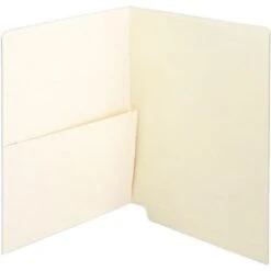 Medical Arts Press® 11 Pt. End-Tab Folder With Pocket; Letter, 250/Box