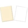 Medical Arts Press Chart Divider Sheets, 7-Hole Punched, Letter, White, 250/Bx (20250)